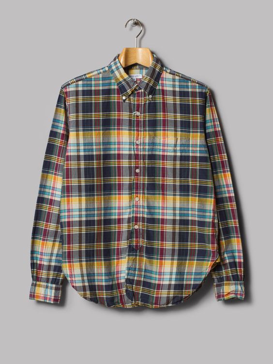 ENGINEERED GARMENTS SHIRTING: 19TH CENTURY BD SHIRT - Stitched & Stitched